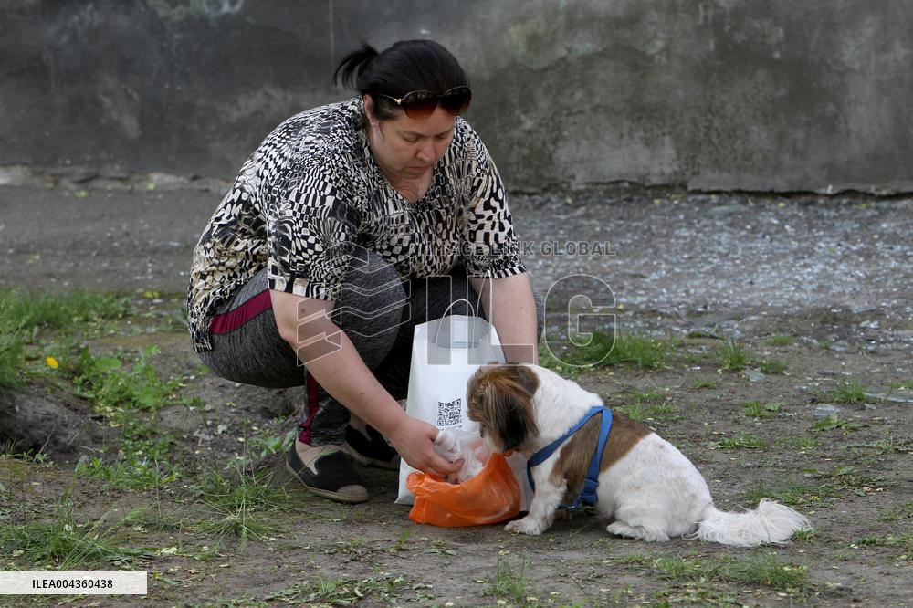 Pavlohrad after large-scale Russian drone attack