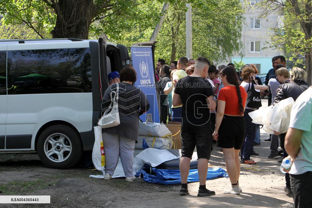 Pavlohrad after large-scale Russian drone attack