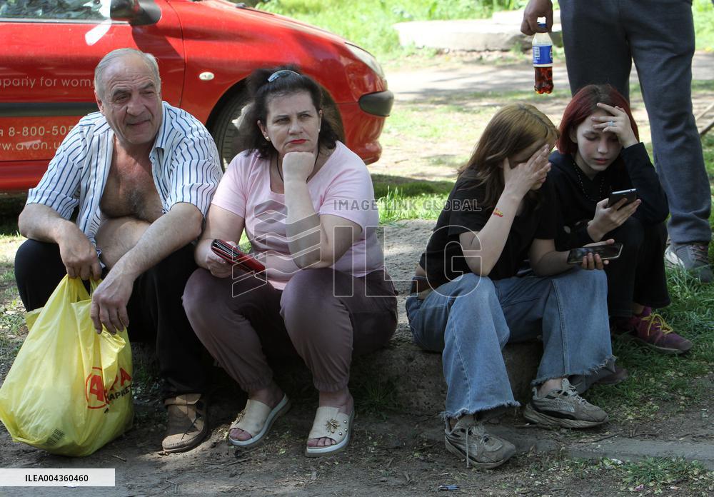 Pavlohrad after large-scale Russian drone attack