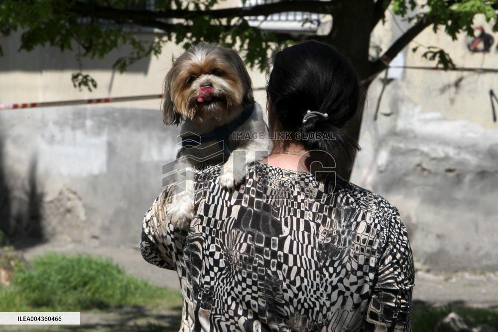 Pavlohrad after large-scale Russian drone attack