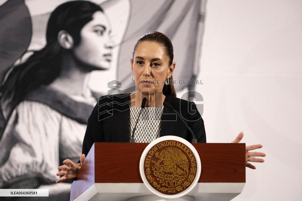 President Sheinbaum Pardo Holds Conference - Mexico