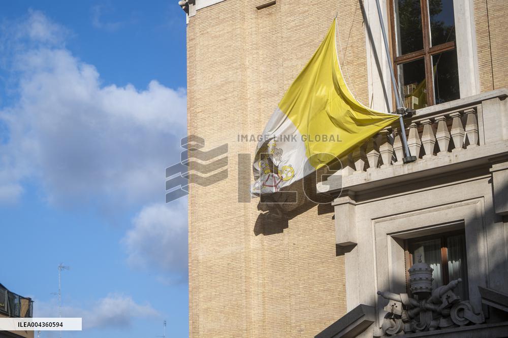 Atmosphere Hours Before Pope Francis Funeral - Vatican