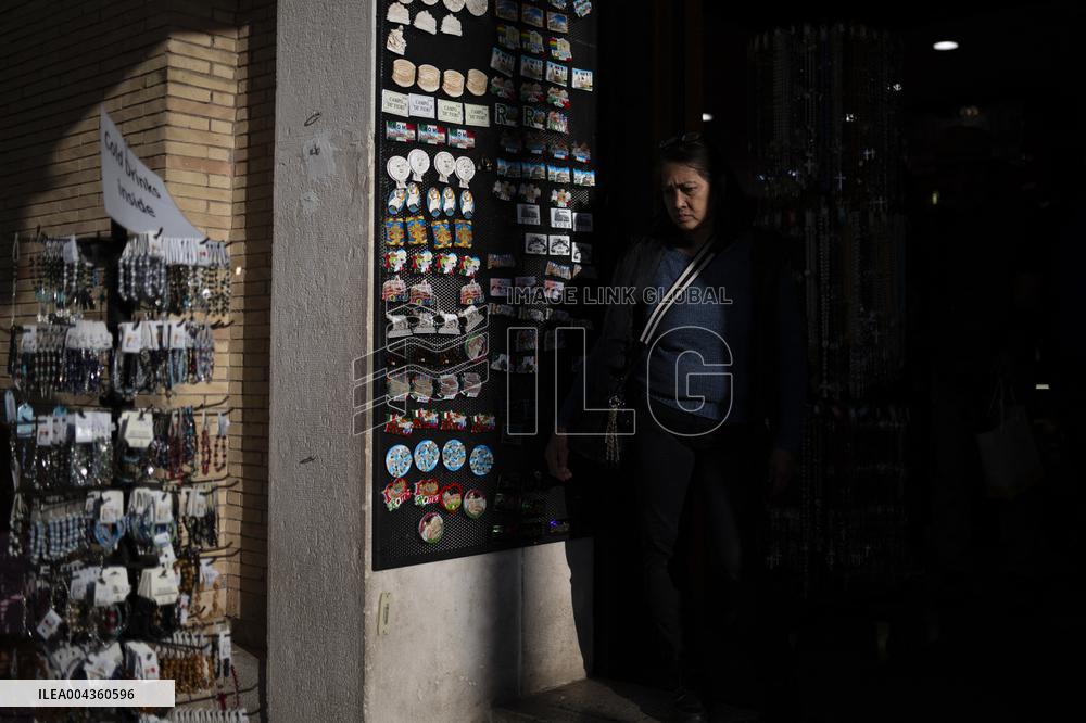 Atmosphere Hours Before Pope Francis Funeral - Vatican