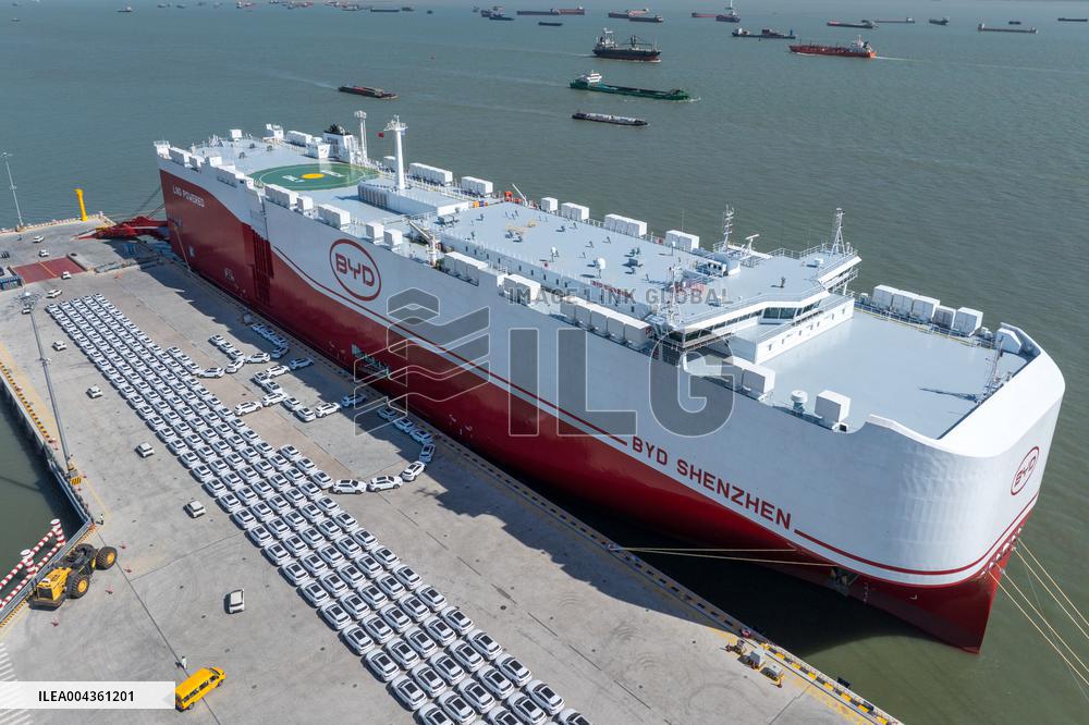 World Largest Car Carrier BYD Shenzhen