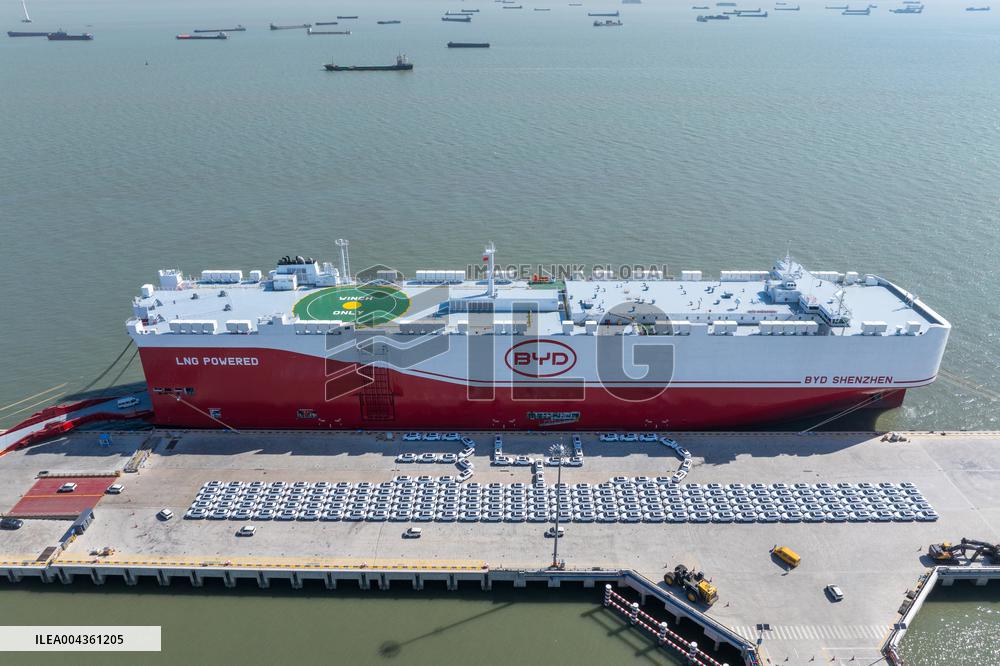 World Largest Car Carrier BYD Shenzhen
