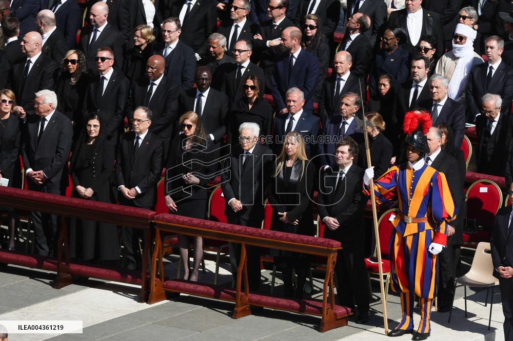 The Coffin Of Pope Francis Leaving St. Peters Basilica - Vatican