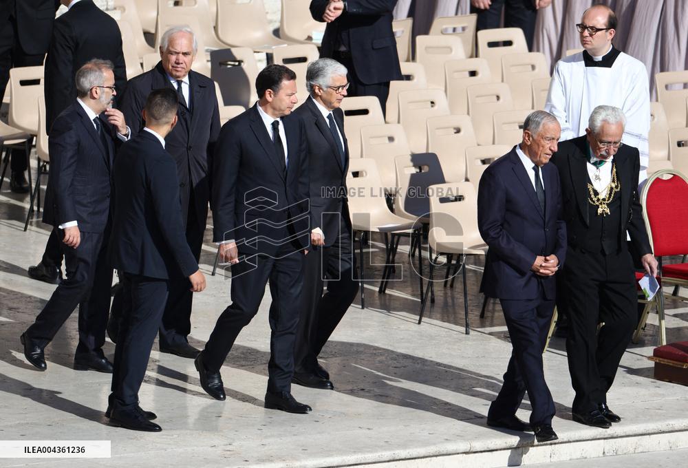 World Leaders Arrive for the Funeral of Pope Francis - Vatican