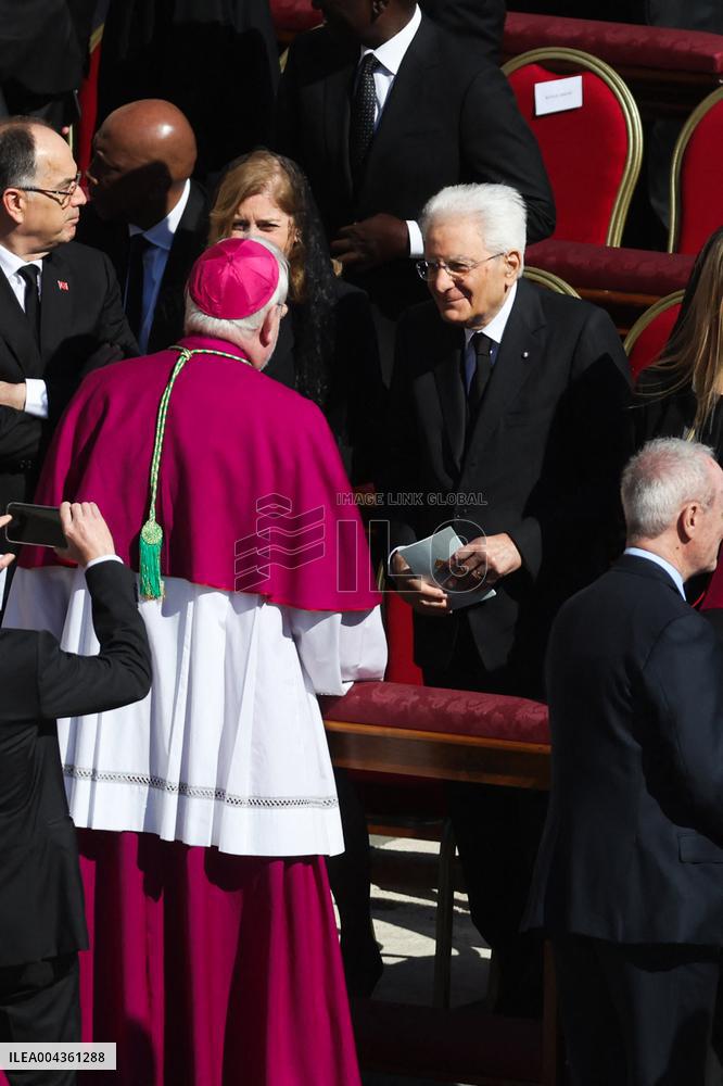 World Leaders At The Funeral Of Pope Francis - Vatican