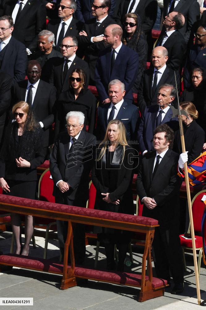 World Leaders At The Funeral Of Pope Francis - Vatican