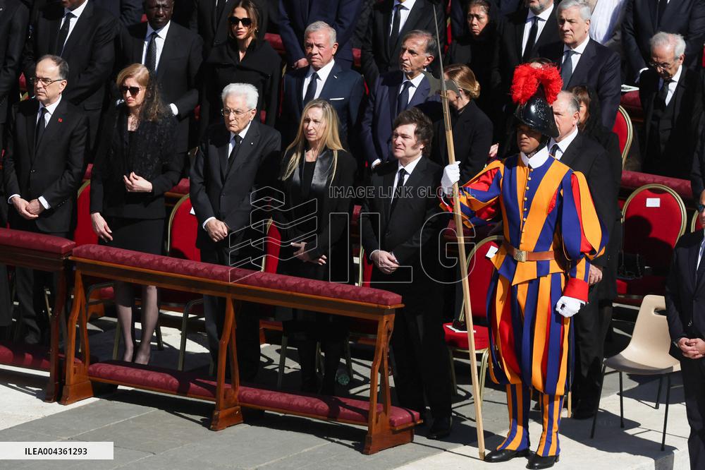 World Leaders At The Funeral Of Pope Francis - Vatican