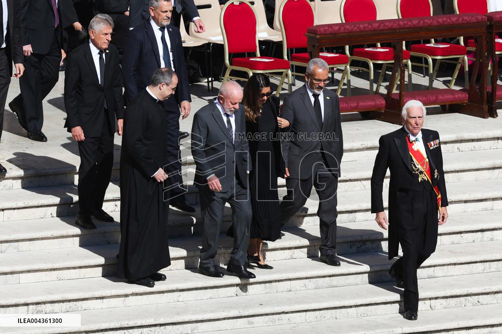 World Leaders At The Funeral Of Pope Francis - Vatican