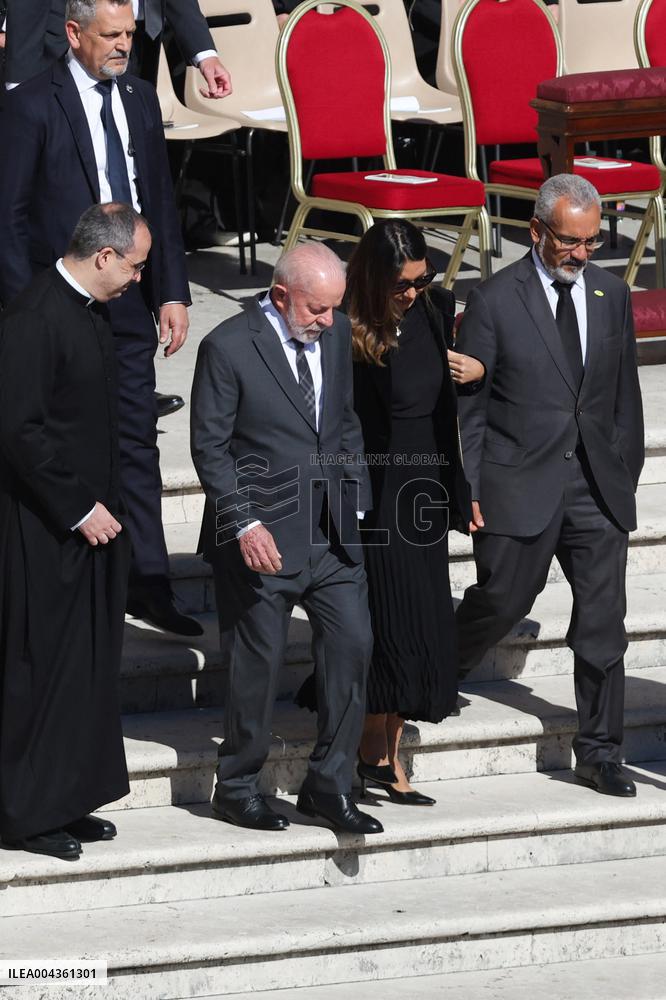 World Leaders At The Funeral Of Pope Francis - Vatican