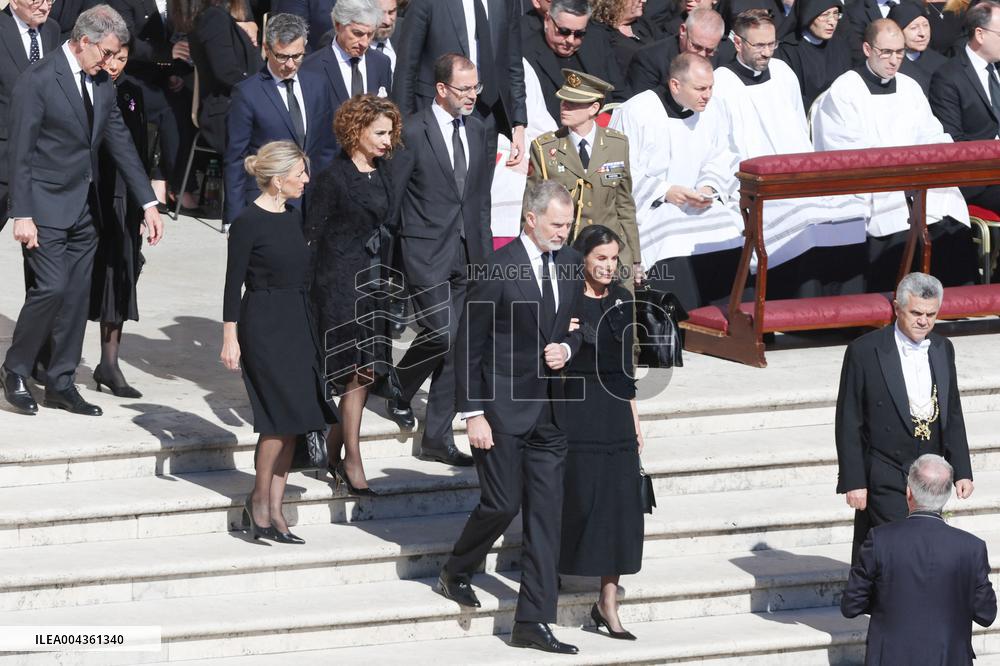 Royals At The Funeral Of Pope Francis - Vatican