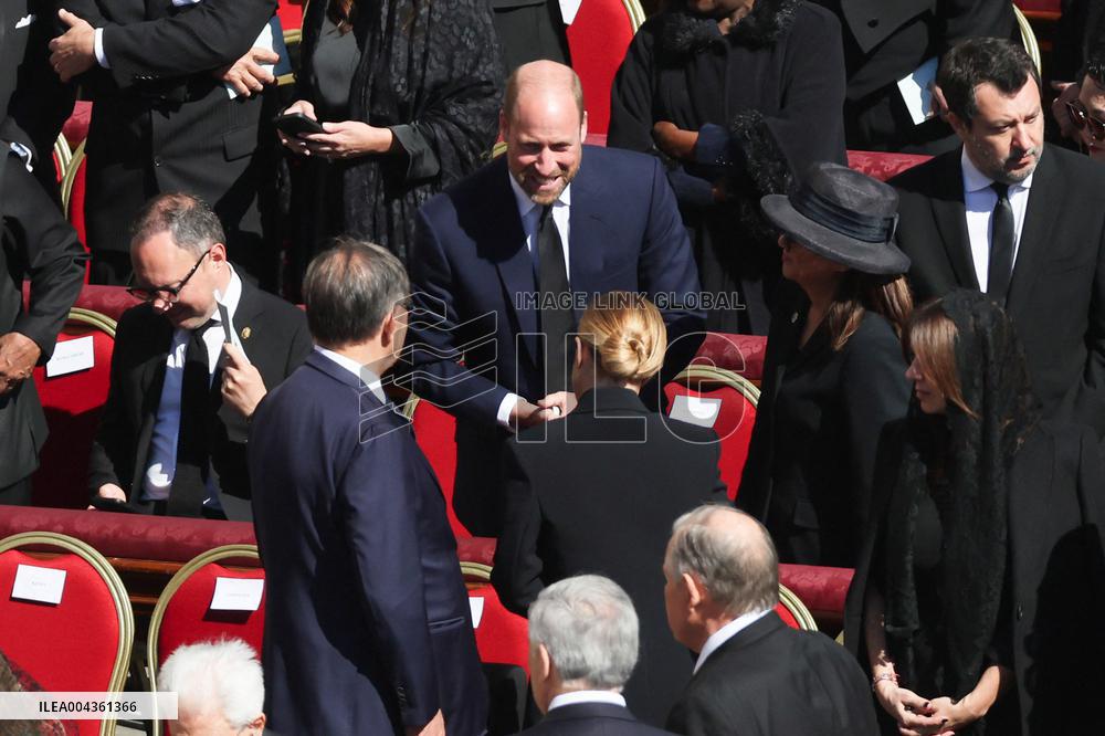 Prince of Wales At The Funeral Of Pope Francis - Vatican