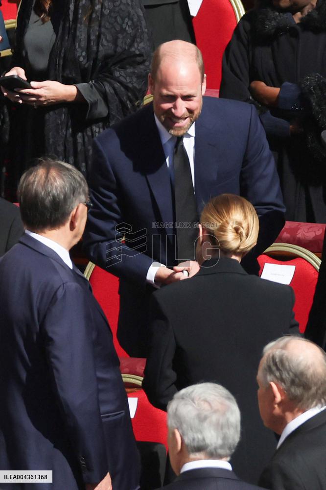 Prince of Wales At The Funeral Of Pope Francis - Vatican