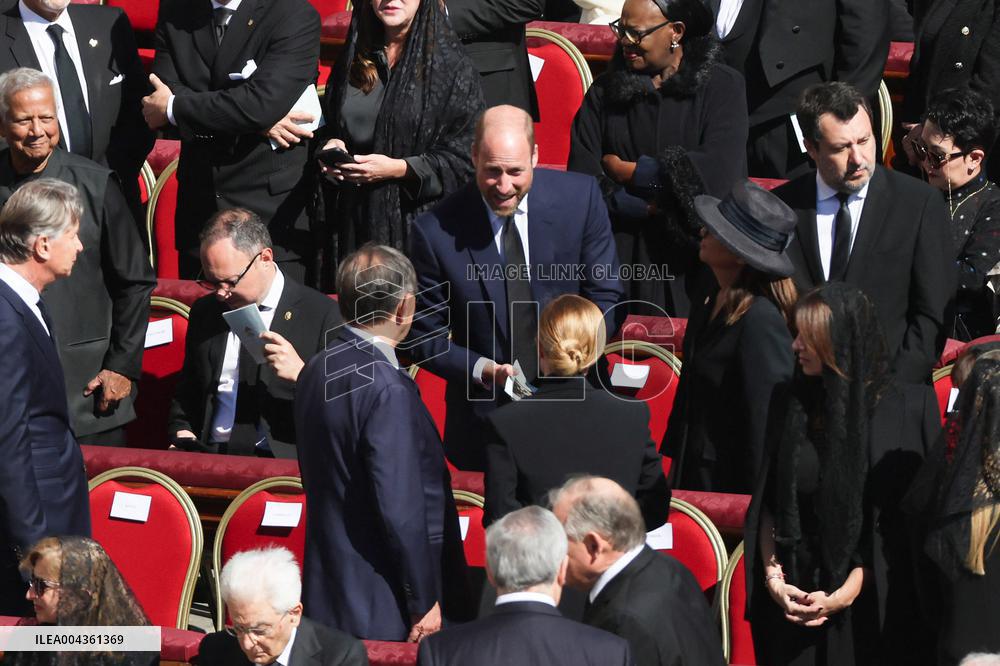 Prince of Wales At The Funeral Of Pope Francis - Vatican