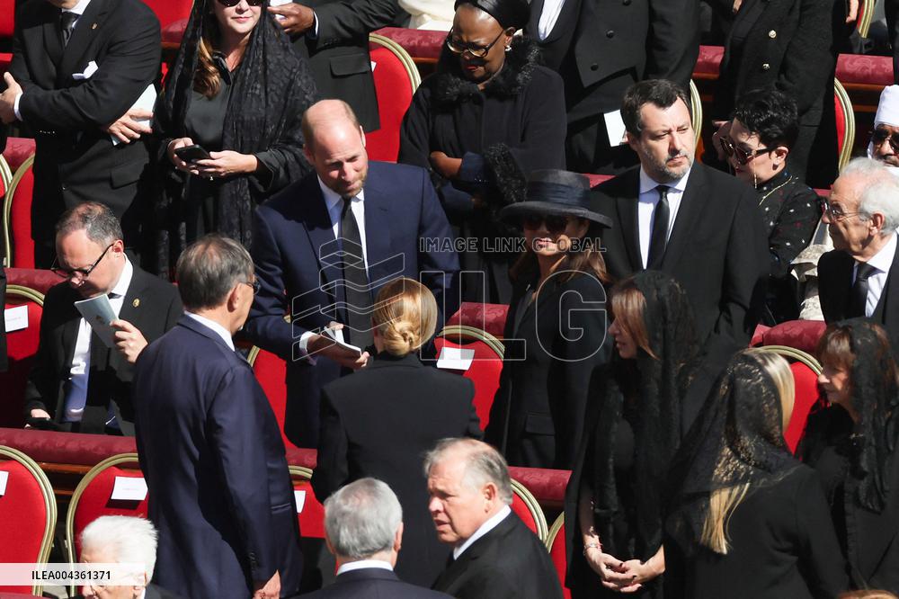 Prince of Wales At The Funeral Of Pope Francis - Vatican