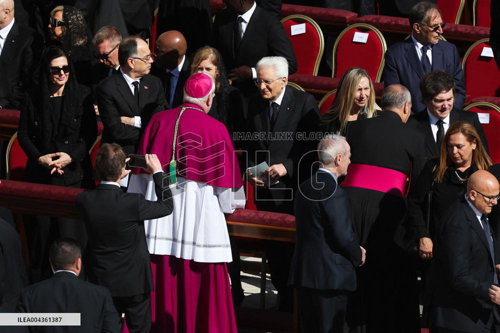 World Leaders At The Funeral Of Pope Francis - Vatican