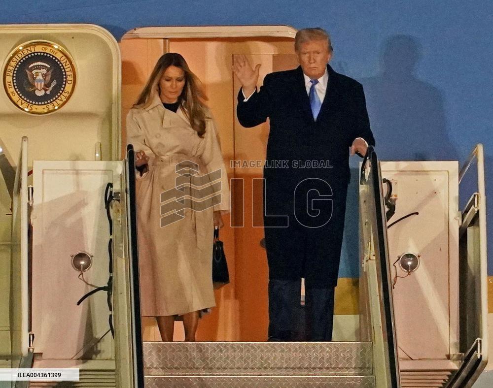 U.S. President Trump in Rome for Pope Francis's funeral