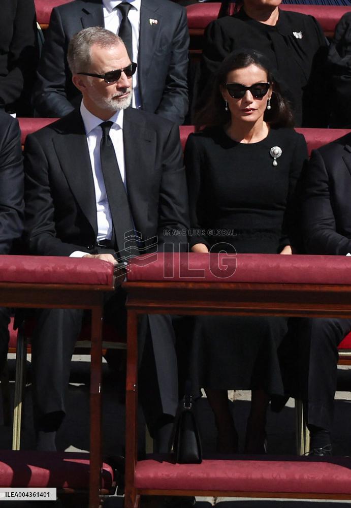 Royals At The Funeral Of Pope Francis - Vatican
