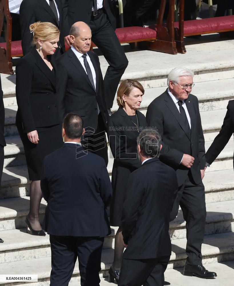 World Leaders At The Funeral Of Pope Francis - Vatican