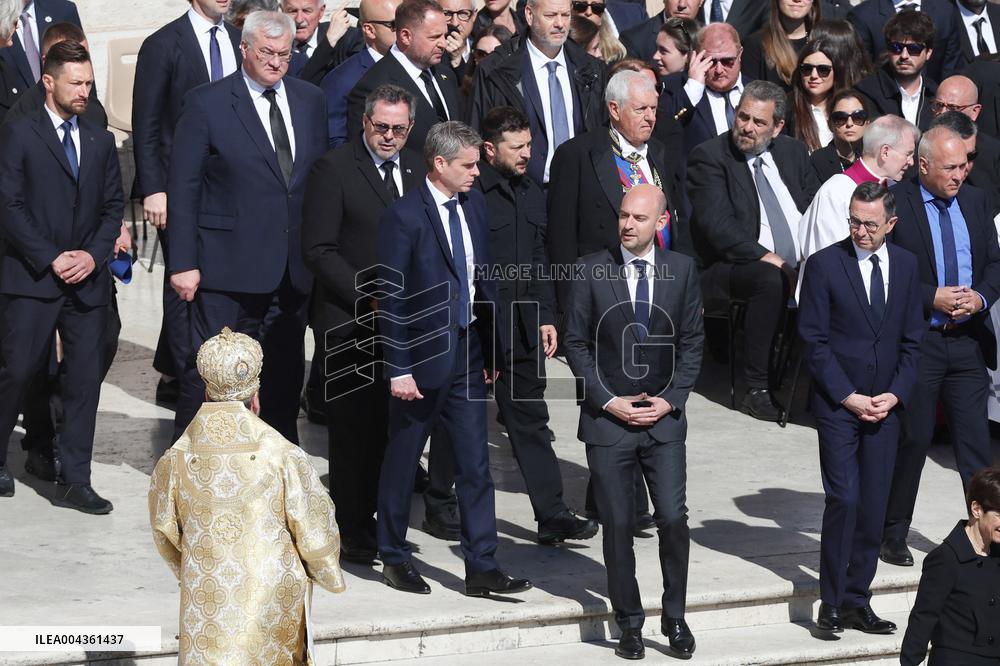 World Leaders At The Funeral Of Pope Francis - Vatican