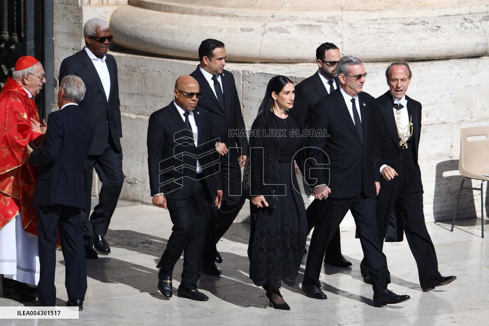 World Leaders Arrive for the Funeral of Pope Francis - Vatican