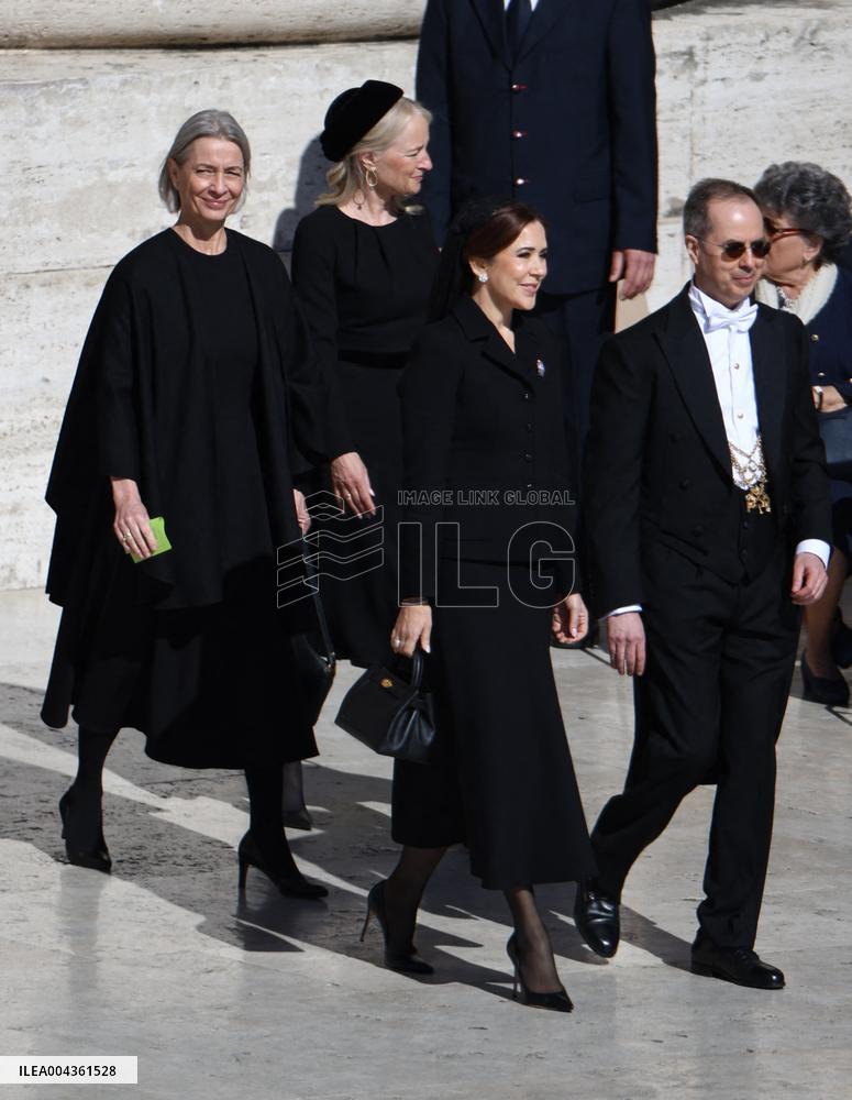 Royals Arrive For The Funeral of Pope Francis - Vatican