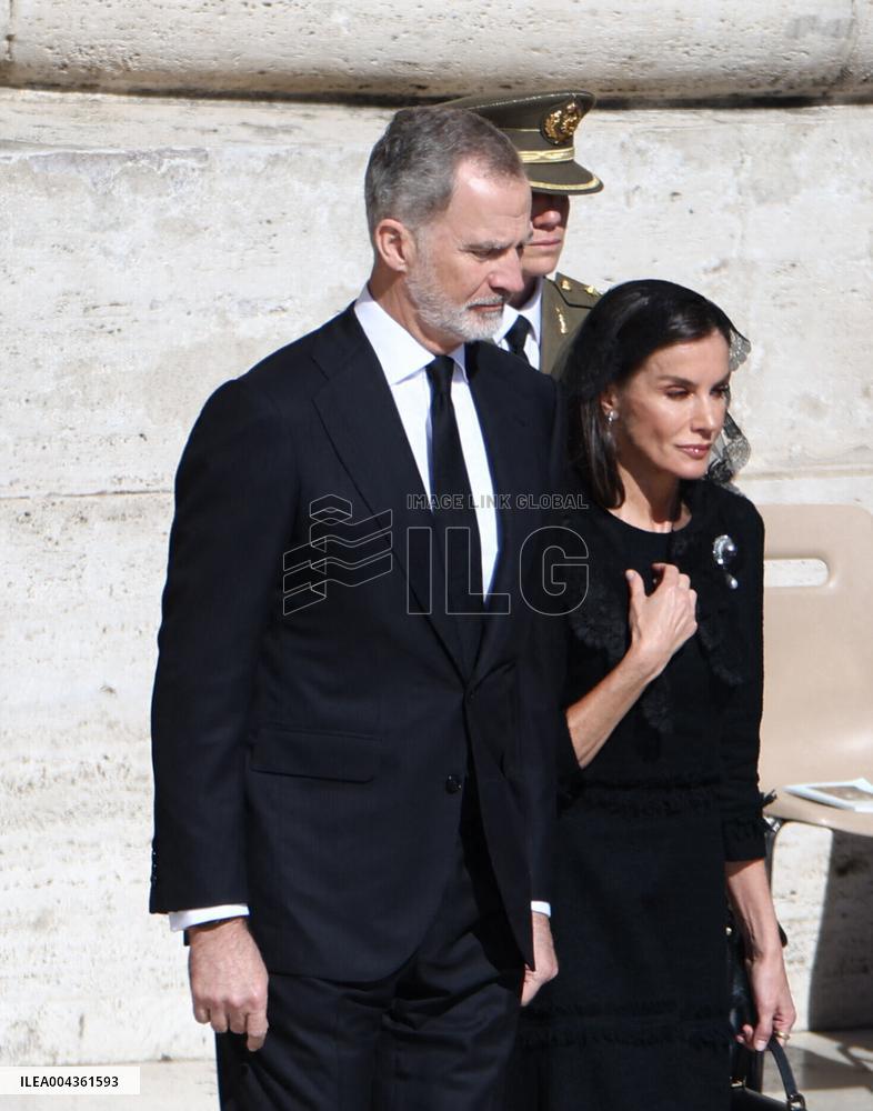 Royals Arrive For The Funeral of Pope Francis - Vatican