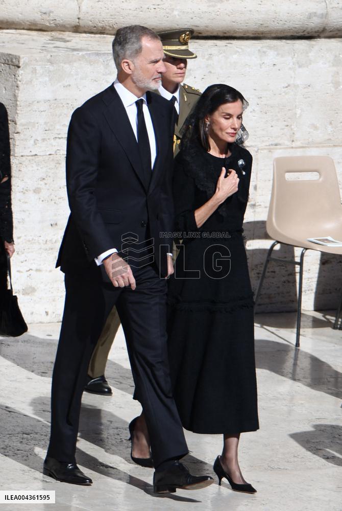 Royals Arrive For The Funeral of Pope Francis - Vatican