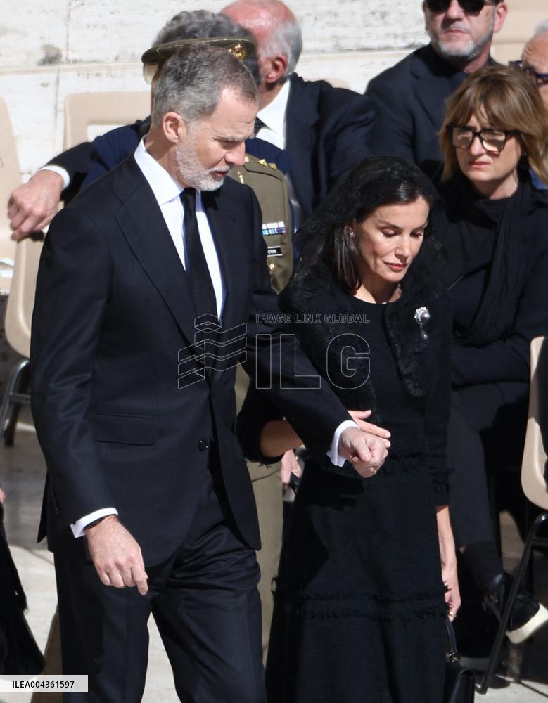 Royals Arrive For The Funeral of Pope Francis - Vatican