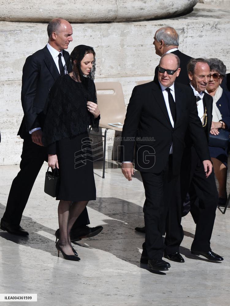 Royals Arrive For The Funeral of Pope Francis - Vatican
