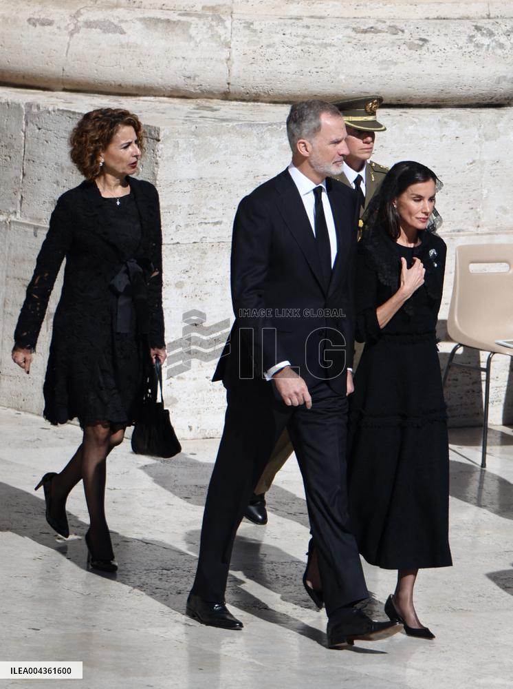 Royals Arrive For The Funeral of Pope Francis - Vatican