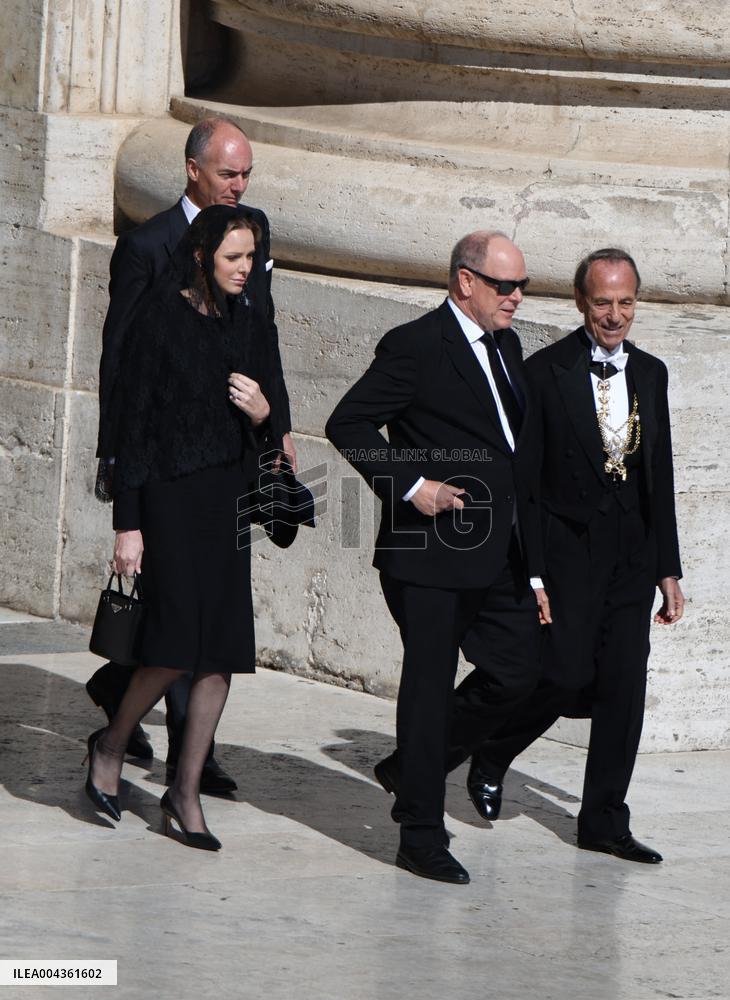 Royals Arrive For The Funeral of Pope Francis - Vatican