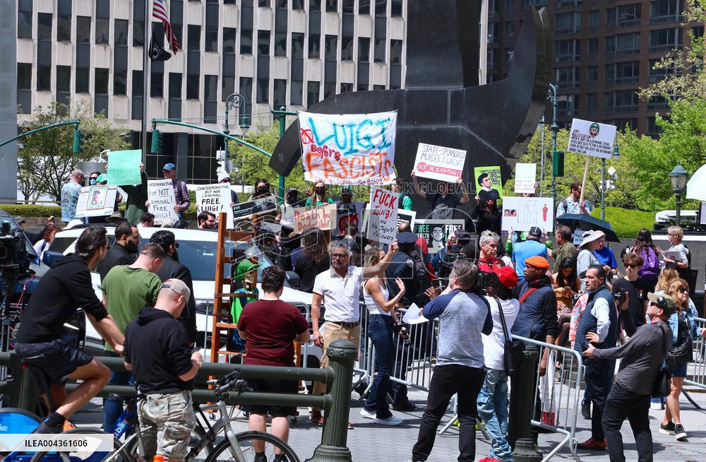 Luigi Mangione at the Federal Court - NYC