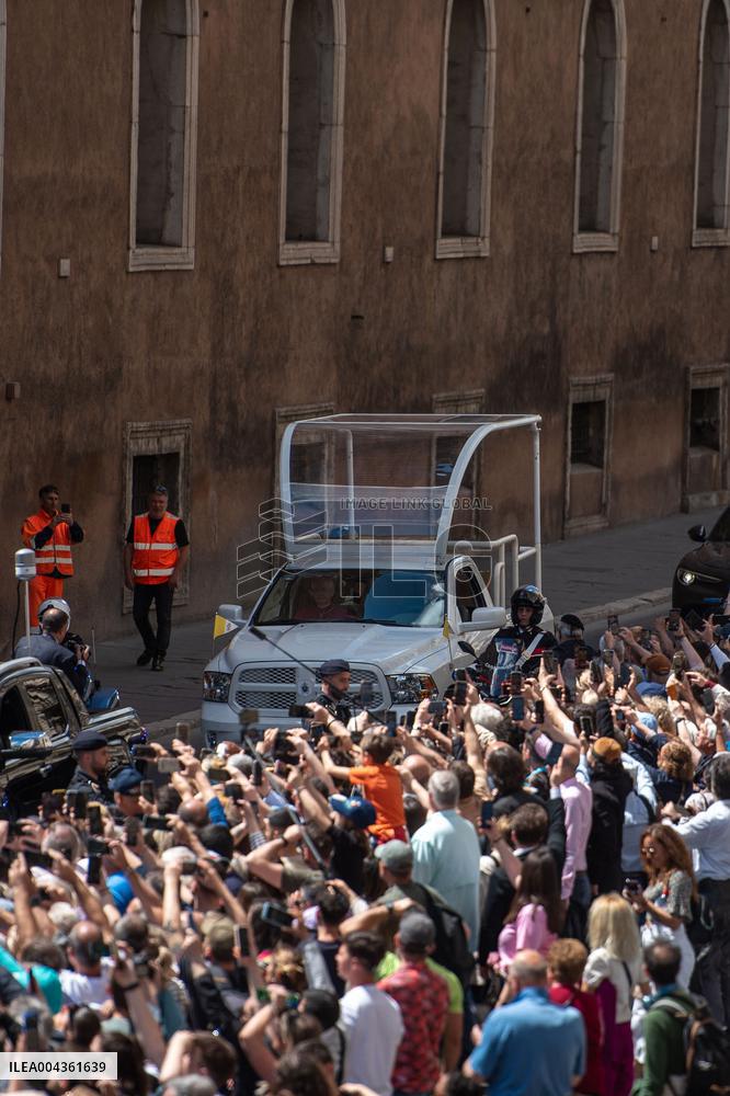 The Funeral Procession of Pope Francis - Rome