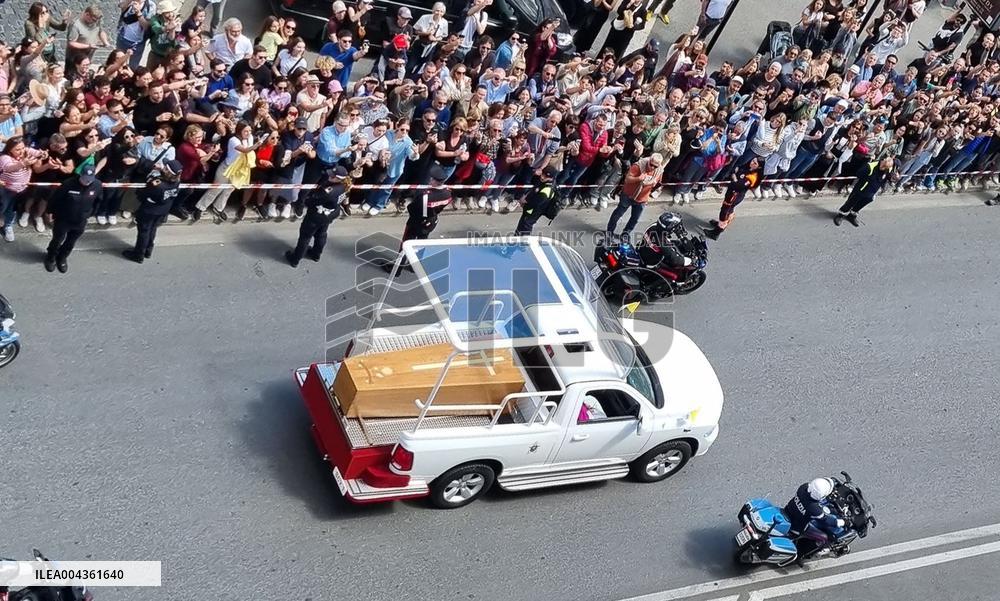 The Funeral Procession of Pope Francis - Rome