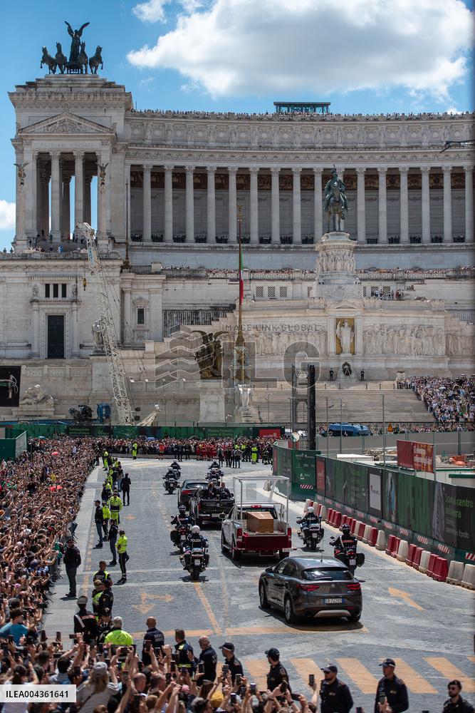 The Funeral Procession of Pope Francis - Rome