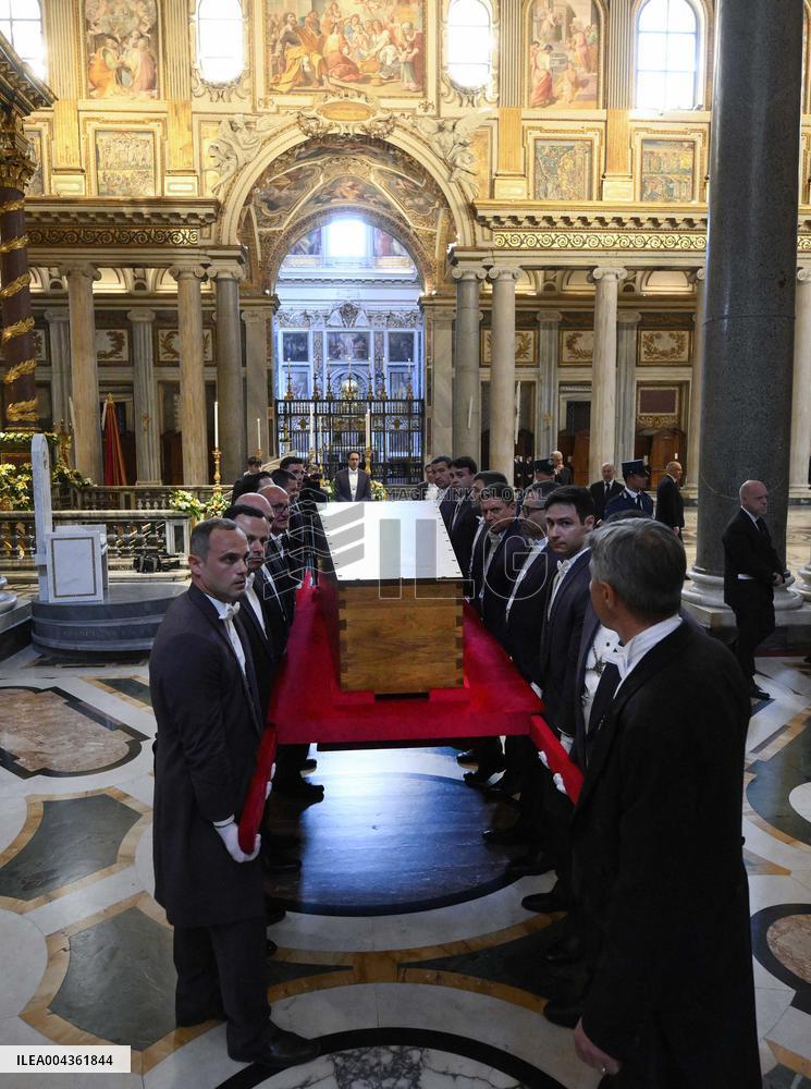 Burial of Pope Francis At Santa Maria Maggiore Basilica - Rome