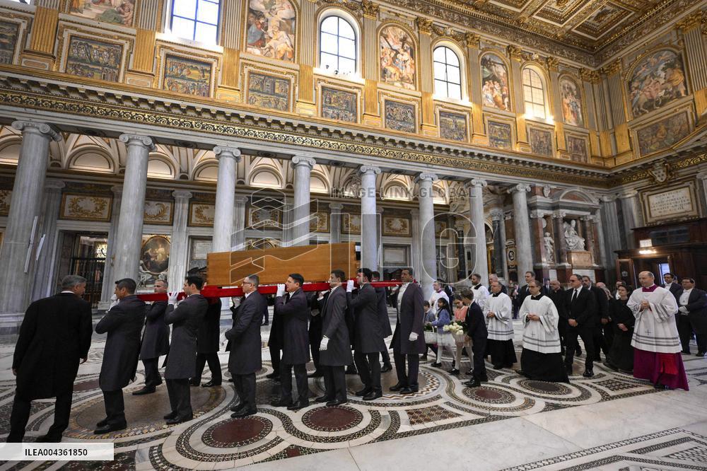 Burial of Pope Francis At Santa Maria Maggiore Basilica - Rome