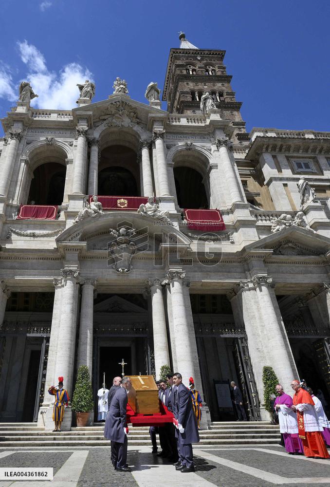 Burial of Pope Francis At Santa Maria Maggiore Basilica - Rome