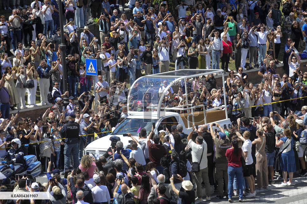 The Funeral Procession of Pope Francis - Rome