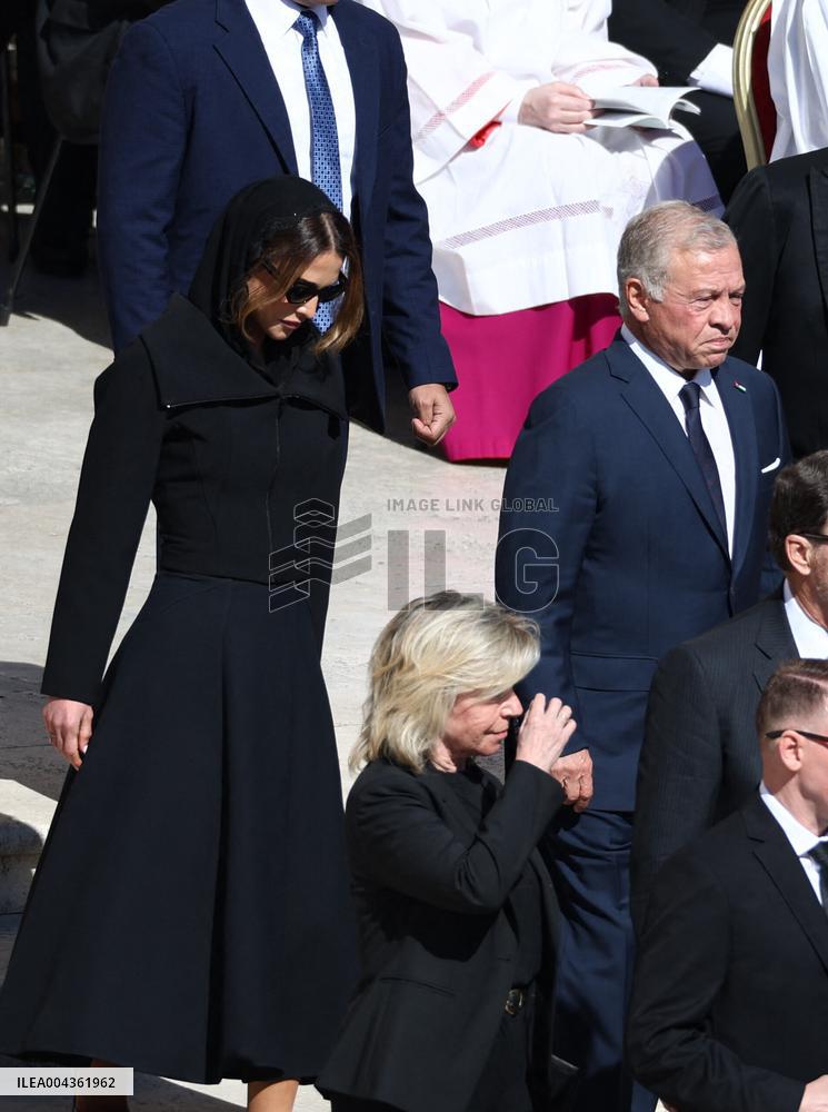 Royals Arrive For The Funeral of Pope Francis - Vatican