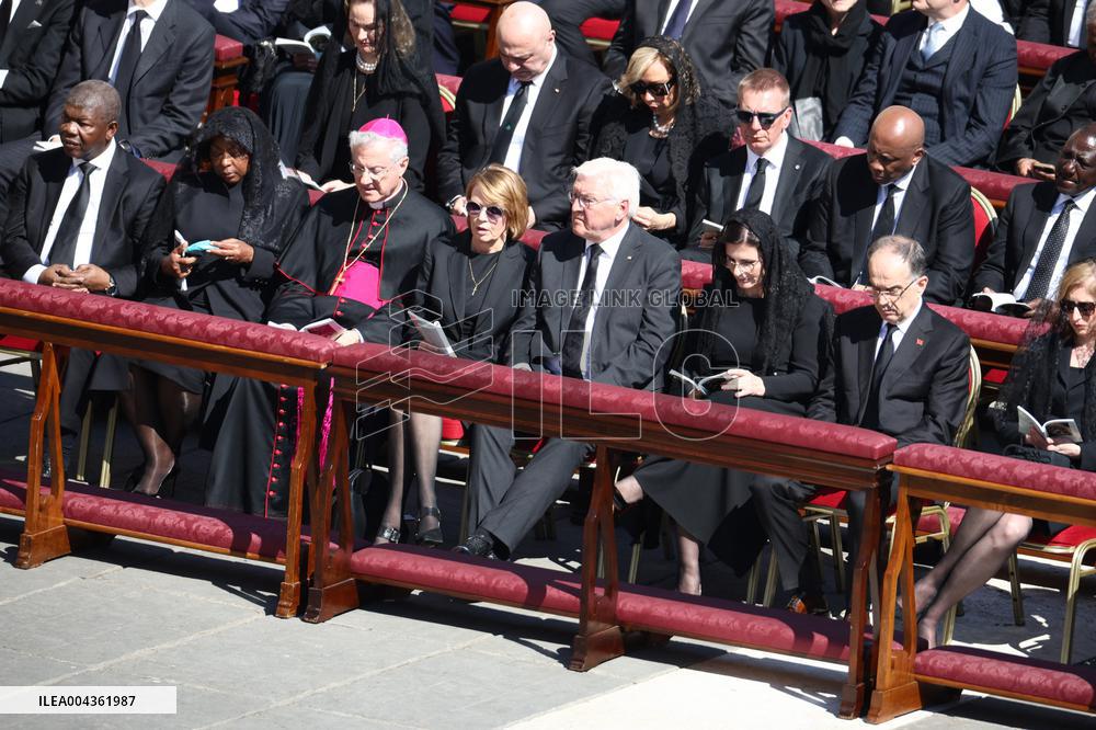 World Leaders and Royal at Funeral Ceremony Of Pope Francis - Vatican