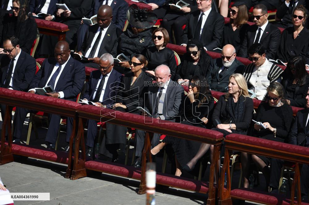 World Leaders and Royal at Funeral Ceremony Of Pope Francis - Vatican
