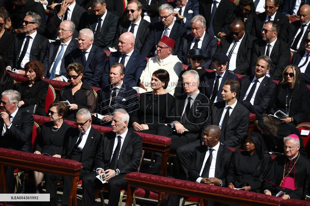 World Leaders and Royal at Funeral Ceremony Of Pope Francis - Vatican
