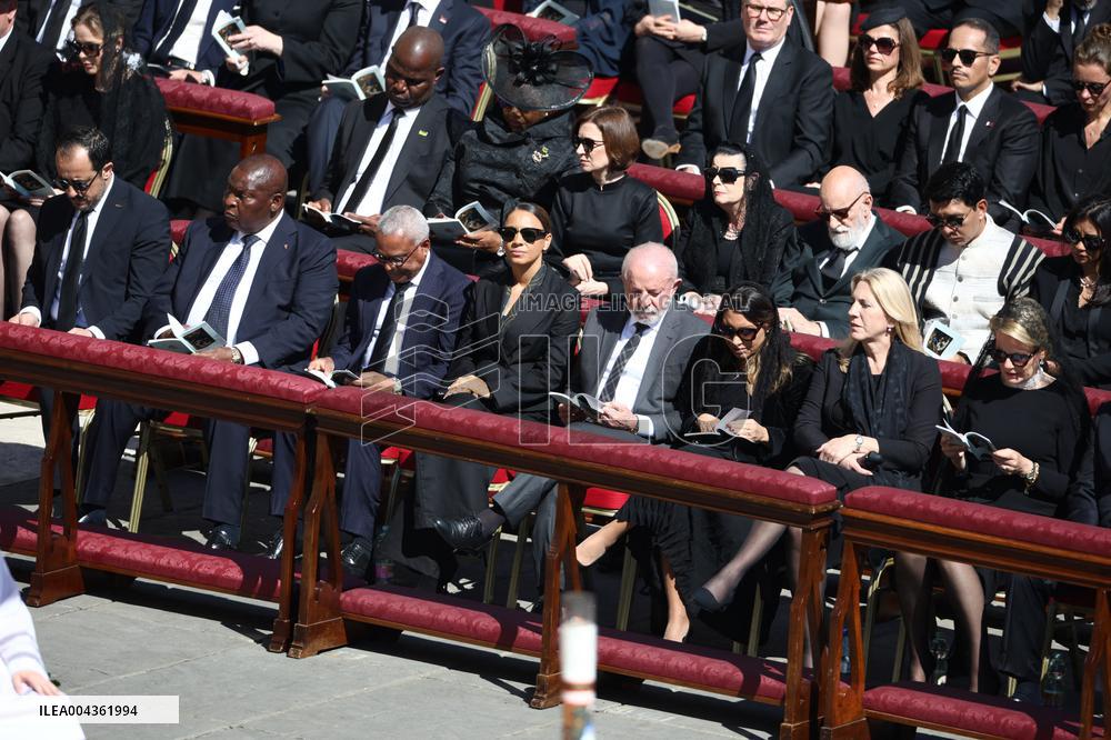 World Leaders and Royal at Funeral Ceremony Of Pope Francis - Vatican