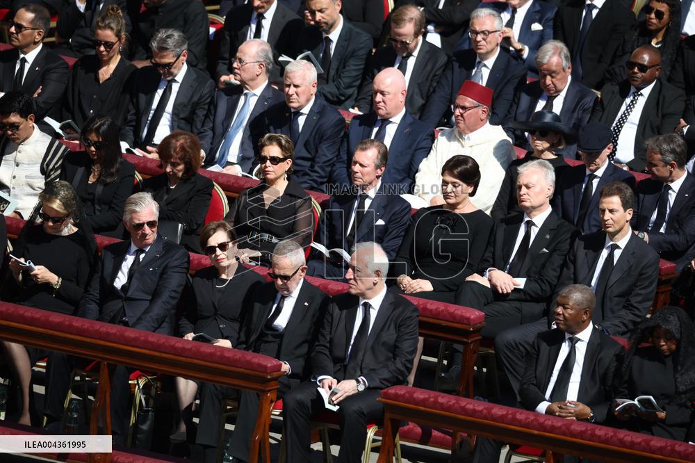 World Leaders and Royal at Funeral Ceremony Of Pope Francis - Vatican