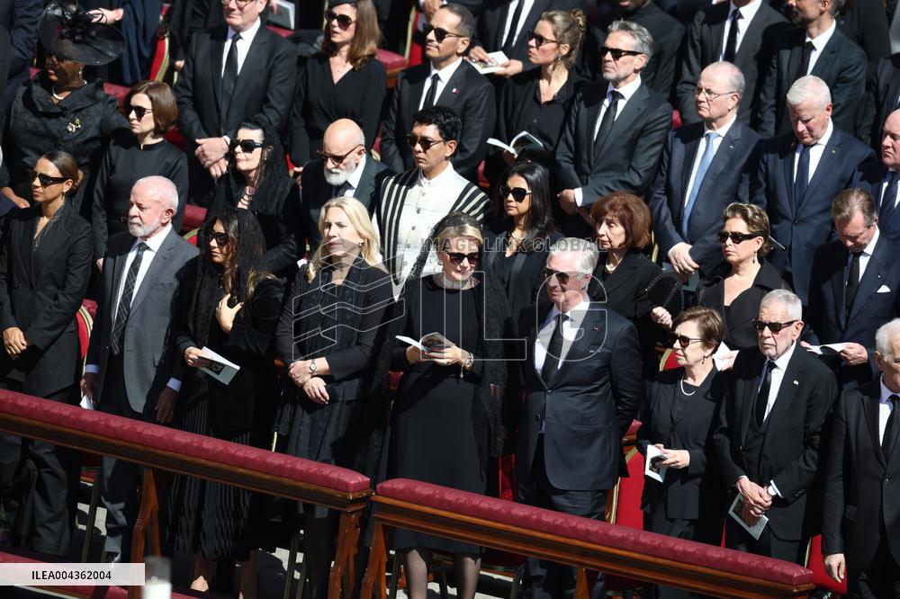 World Leaders and Royal at Funeral Ceremony Of Pope Francis - Vatican