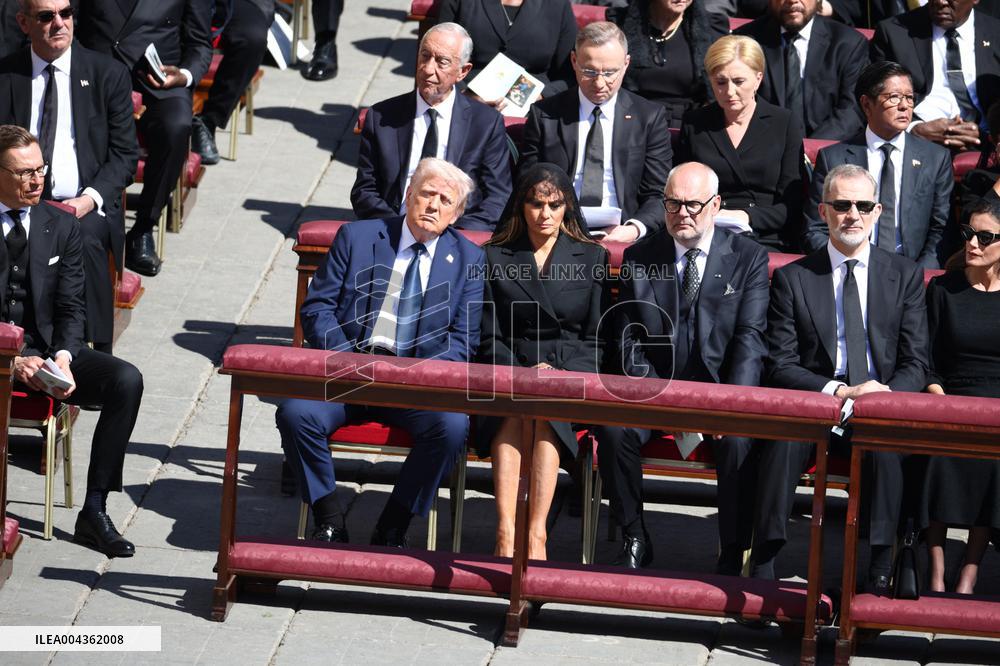 World Leaders and Royal at Funeral Ceremony Of Pope Francis - Vatican